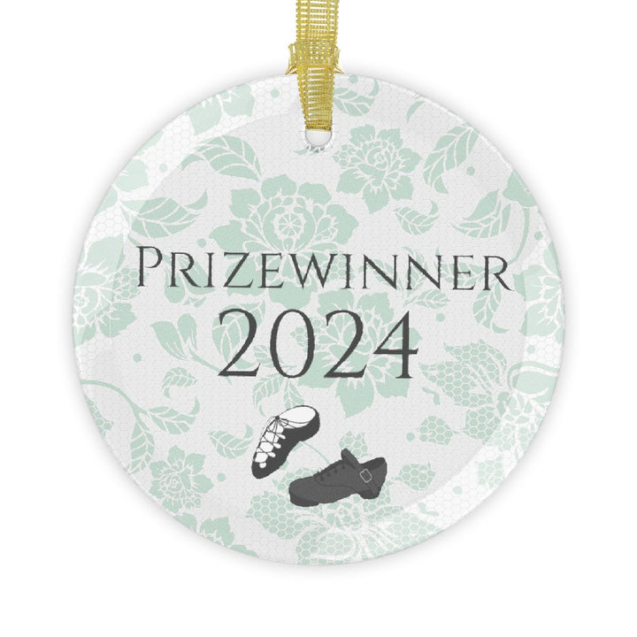 2024 Achievement Irish Lace Glass Ornaments