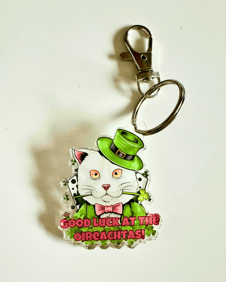 Oireachtas Cat Keychain