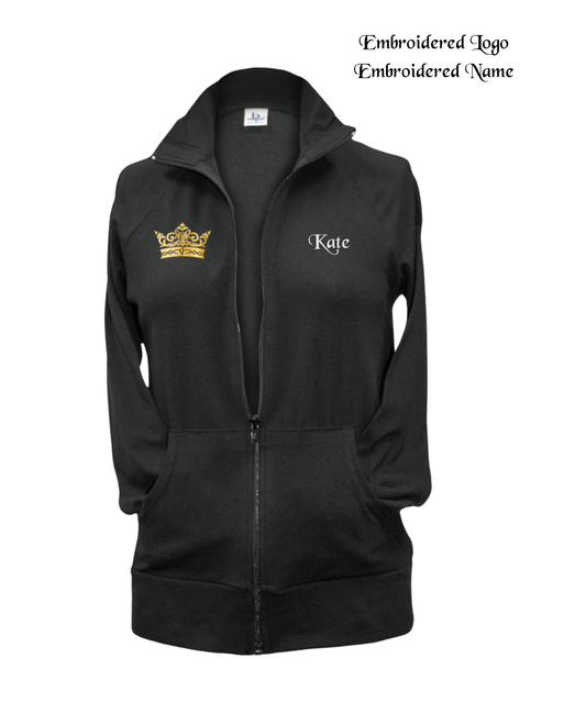 O'Keefe Practice Jacket (Ladies & Girls)JacketIrish Dance Practice,Irish Dance Practice Gear,O'Keefe,Practice Jacket,School JacketIntroducing the O'Keefe Practice Jacket for ladies and girls. This jacket is made with a mix of cotton and spandex for ultima