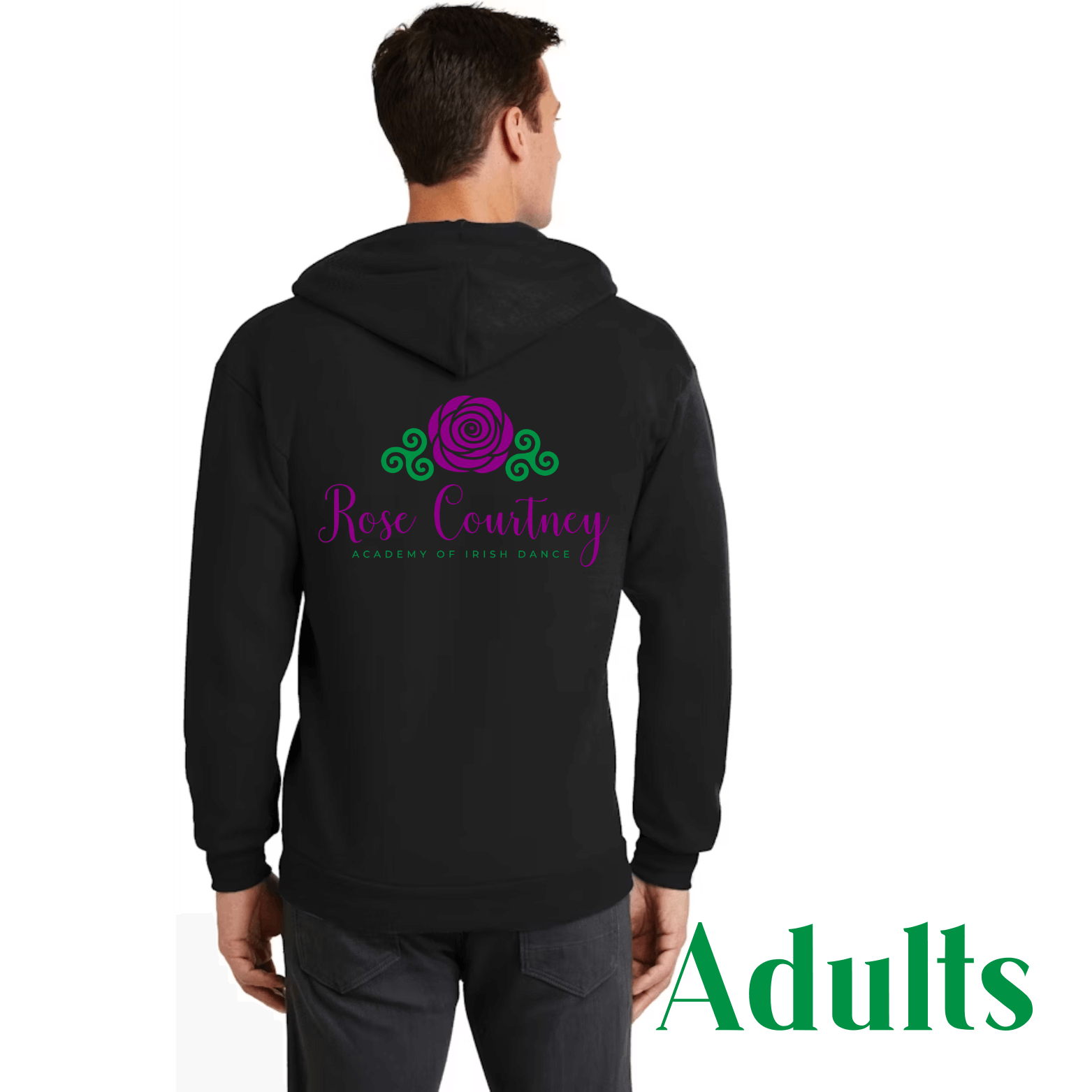 Rose Courtney HoodiesHoodieRose CourtneyIndulge in the luxurious comfort and durability of Rose Courtney Hoodies. Made with 50/50 cotton/poly fleece, this soft, pill-resistant sweatshirt features an elegant YKK metal zipper and convenient front pockets, m