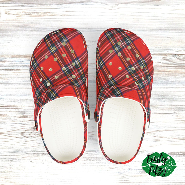 Tartan Shoes, Kids Clogs, Tartan Clogs