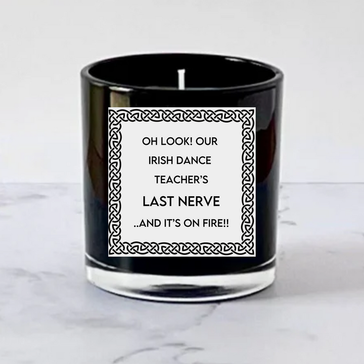 Teacher Candle, Irish Dance Teacher Gift