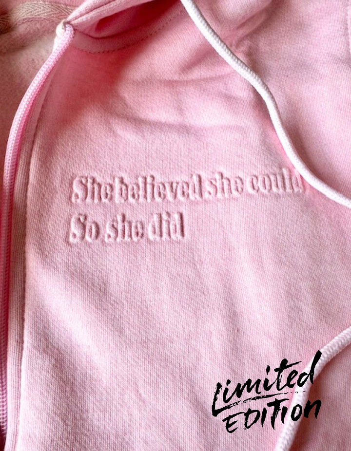 She Believed She Could Hoodie (Limited Edition)HooodieCute Zip up Hoodie,Dance Hoodie,Dance Zip up Hoodie,Dancer Hoodie,Full Zip Hoodie,Full Zip Up Hoodie,Hoodie,Hoodies,Ireland Dance Hoodie,Irish Dance Hoodie,Irish Step Dance Hoodie,Oireachtas Hoodie,Pin