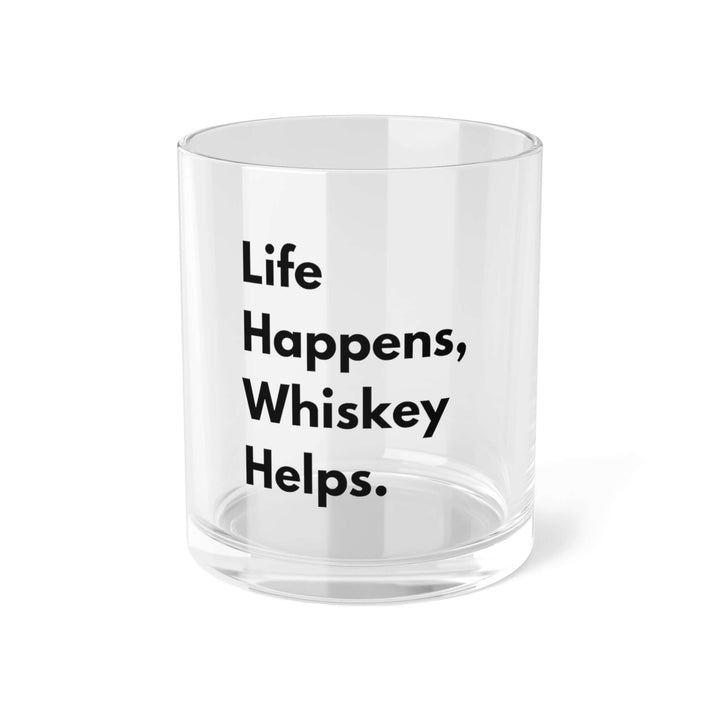 Life Happens, Whiskey Helps Bar GlassWhiskey Glass10 oz,Bourbon Glasses,Christmas Gift,Custom Rocks Glass,Custom Whiskey Glass,Drink,Drinks,Fathers Day Gift,Fathers Day Gifts,Funny Whiskey Glass,Gift for Grandfather,Gift for Grandpa,Glass,Glassware,Grooms