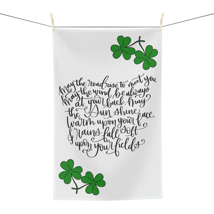 Irish Blessing Tea Towel.. May the Road Rise to Meet youTea TowelAccessories,Celtic Decor,Celtic Home Decor,Celtic Room Decor,Flour Sack Towel,Home & Living,Housewarming Gift,Ireland Blessing,Ireland Decor,Ireland Table Decor,Irish Blessing Dish Towel,Iri